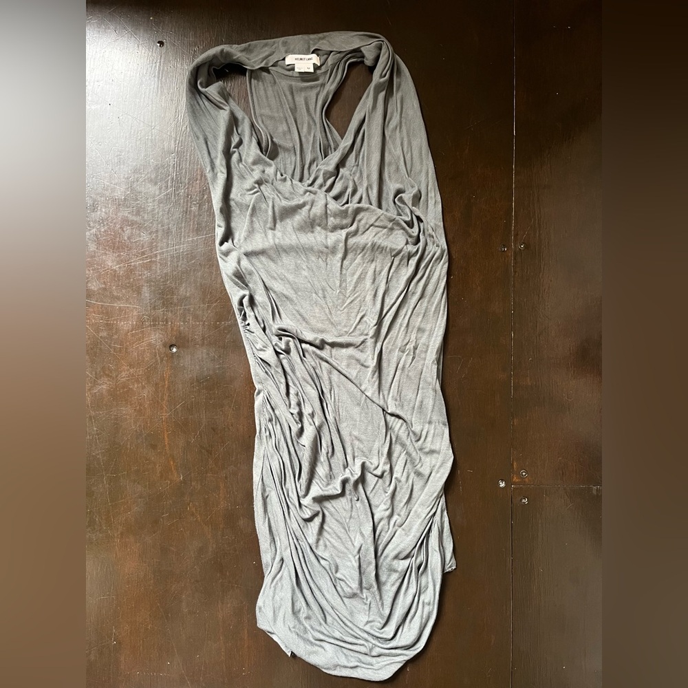 Helmut Lang Blue-Gray Dress